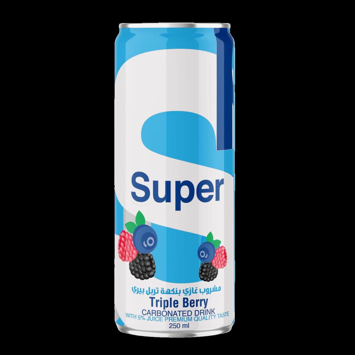 Super Triple Berry Carbonated Drink 250Ml