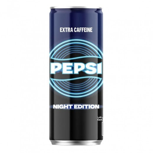 Pepsi Night Edition Extra Caffeine Carbonated Drink 250Ml