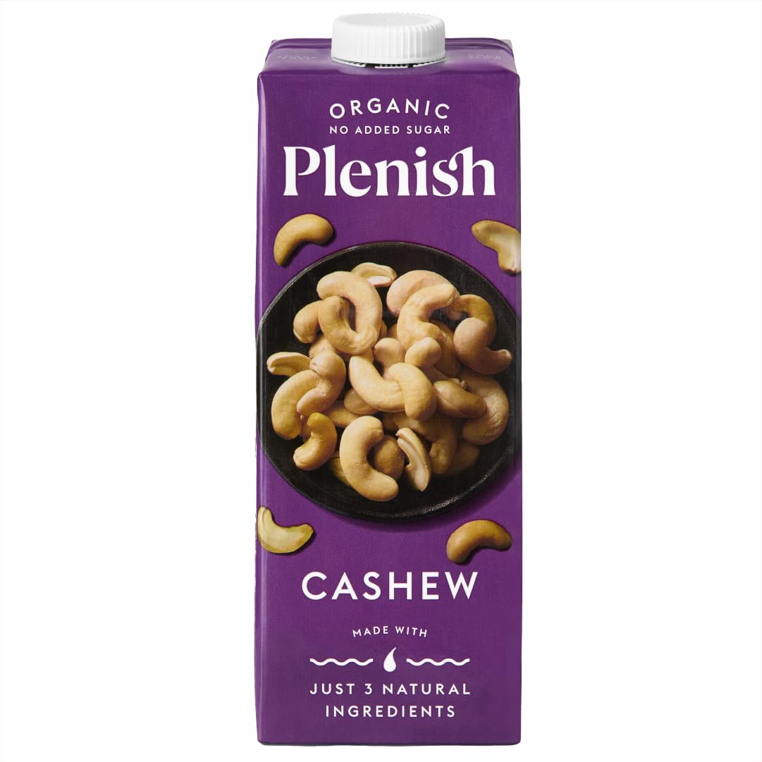 Plenish Organic Unsweetened Cashew Milk 1Ltr