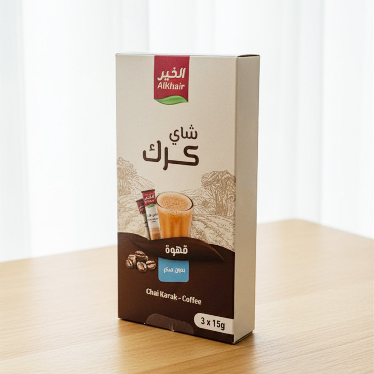 Al Khair 3Sachets Chai Karak-Coffee 45Gm