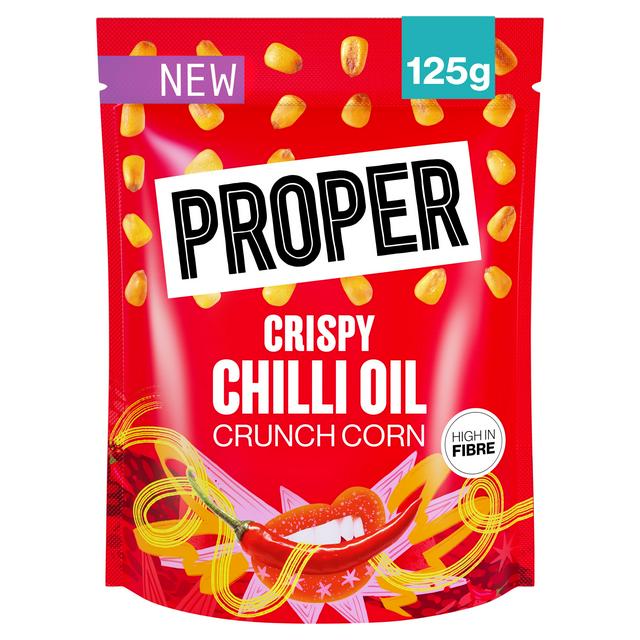 Proper Crispy Chilli Oil Crunch Corn 125Gm