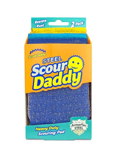 Scrub Daddy Daddy Steel Scour Steel 2Ct