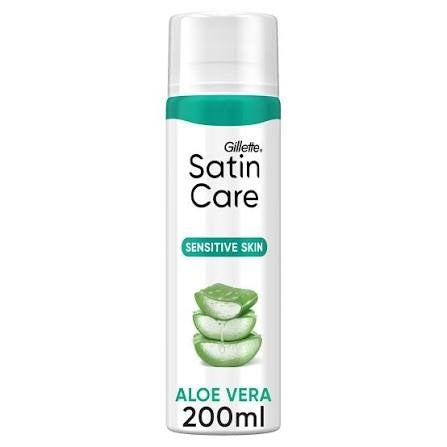 Gillette Satin Care Sensitive Aloe Vera Shave Gel 200Ml