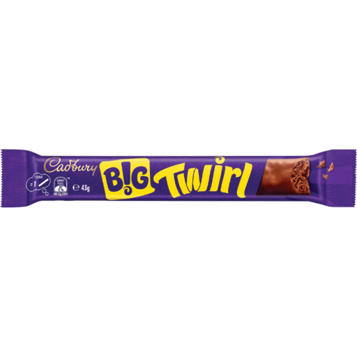 Cadbury Twirl Big Big Chocolate 43Gm