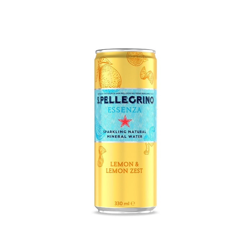 S.Pellegrino Lemon And Zest Essenza Sparkling Water 330Ml