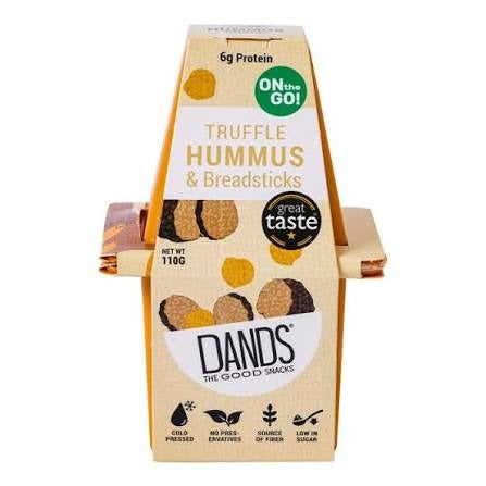 Dands Truffle Hummus And Bread Sticks 110Gm