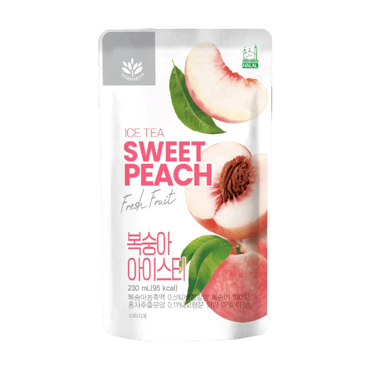 Balance Grow Peach Ice Tea 230Ml