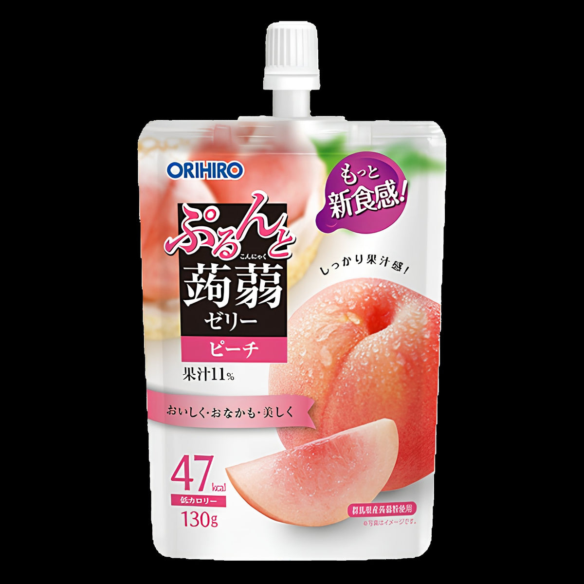 Orihiro Konnyaku Peach Jelly Drink 130Gm