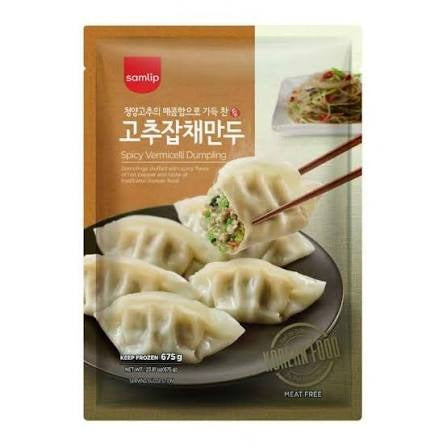 Samlip Korean Spicy Jaebchae Dumpling 675Gm