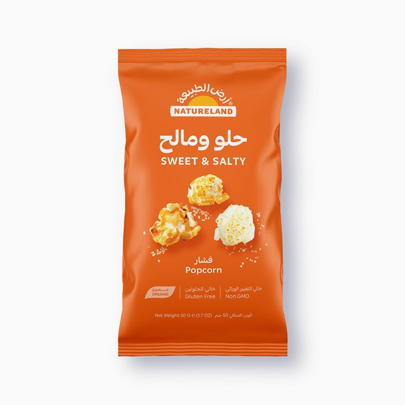 Natureland Sweet And Salty Popcorn 50Gm