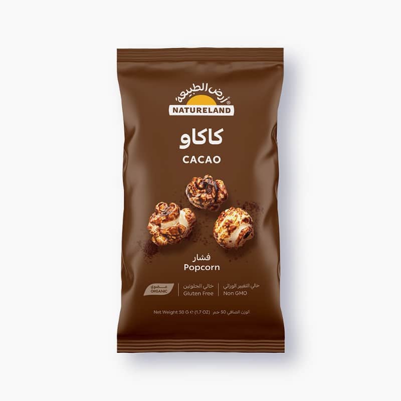 Natureland Cacao Popcorn 50Gm
