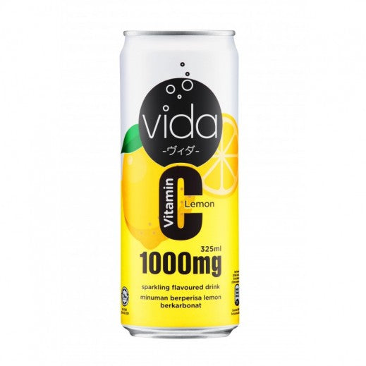 Vida Lemon Vitamin C Sparkling Drink 325Ml