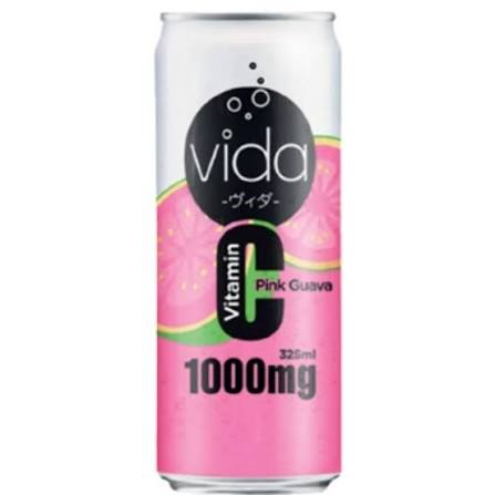 Vida Pink Guava Vitamin C Sparkling Drink 325Ml