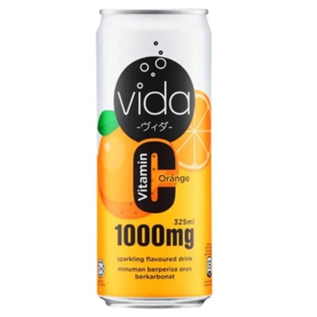 Vida Orange Vitamin C Sparkling Drink 325Ml