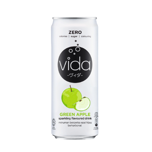 Vida Green Apple Zero Sparkling Drink 325Ml