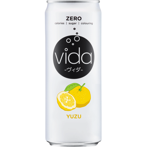 Vida Yuzu Zero Sparkling Drink 325Ml
