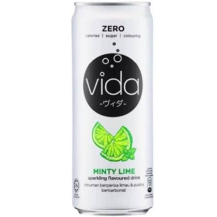 Vida Minty Lime Zero Sparkling Drink 325Ml