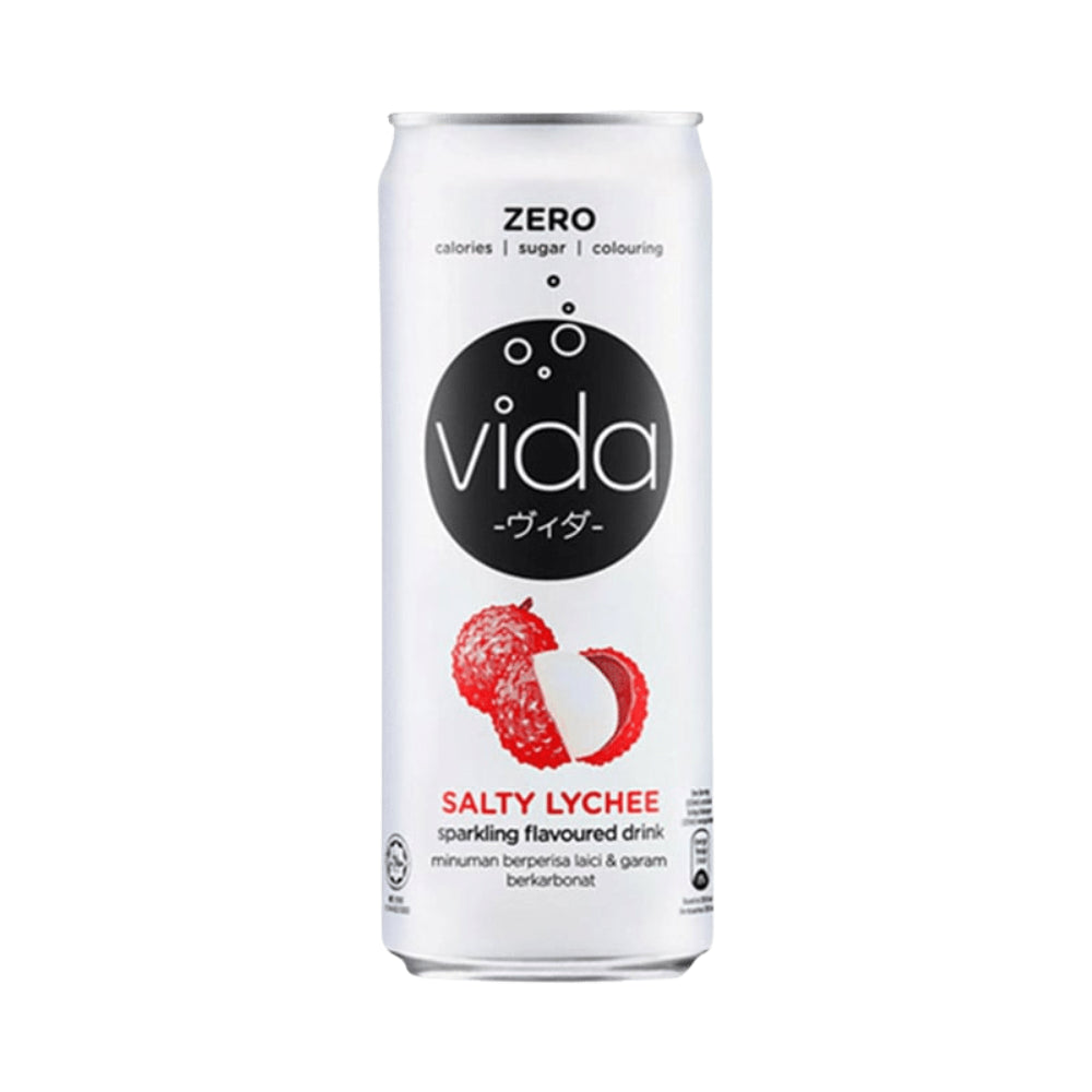 Vida Salty Lychee Zero Sparkling Drink 325Ml