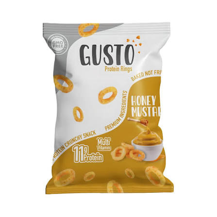 Gusto Honey Mustard Protein Rings With Multivitamins 60Gm
