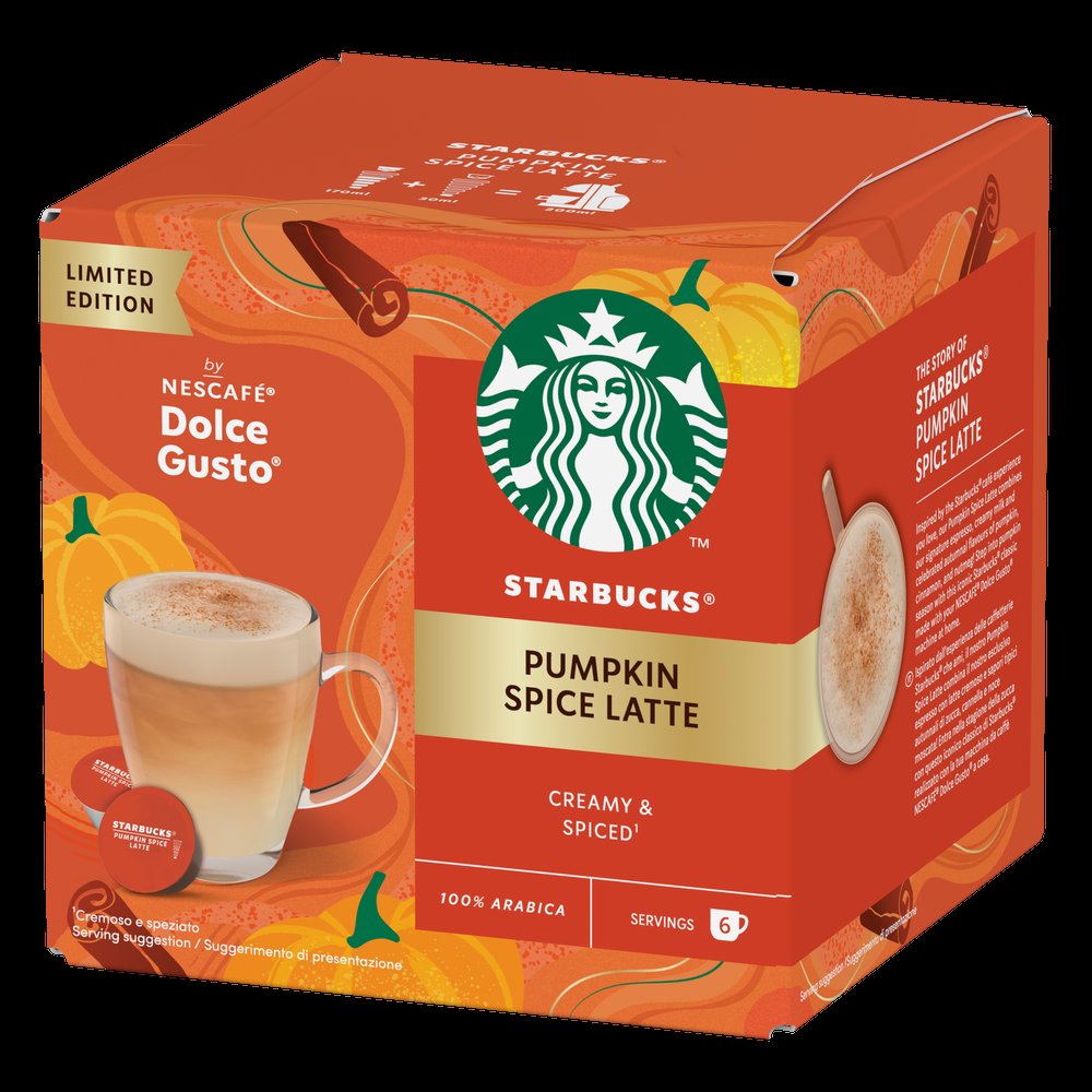 Nescafe Dolce Gusto Pumpkin Spice Starbucks Capsules 129Gm