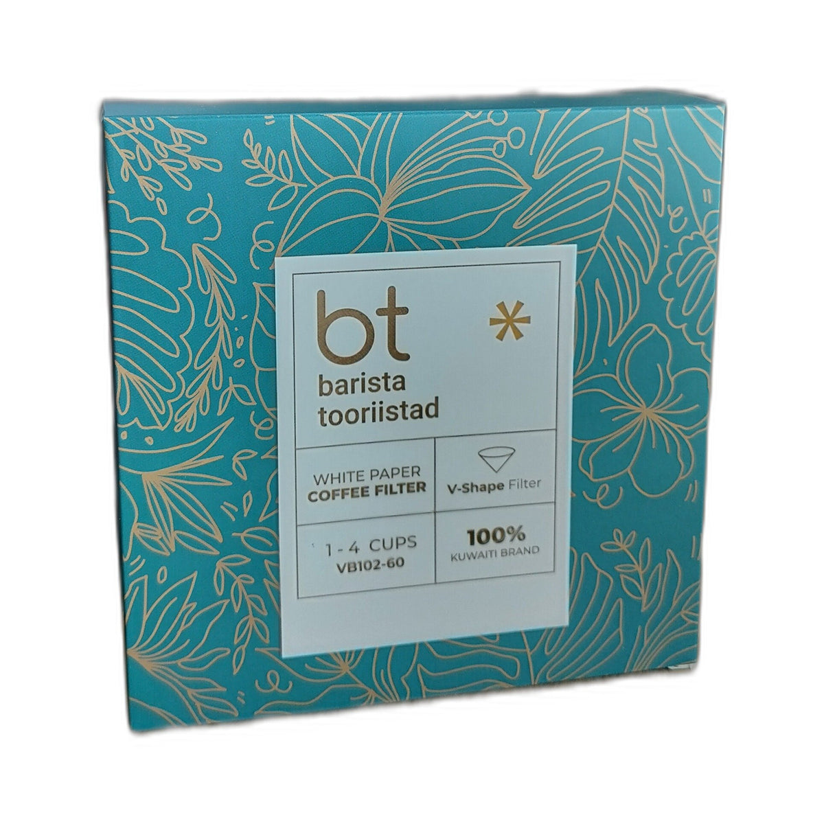 Bt V Shape Cut White Paper Coffee Filter 1Pack