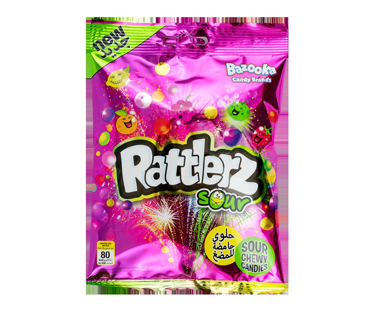 Rattlez Sour Candy 120Gm
