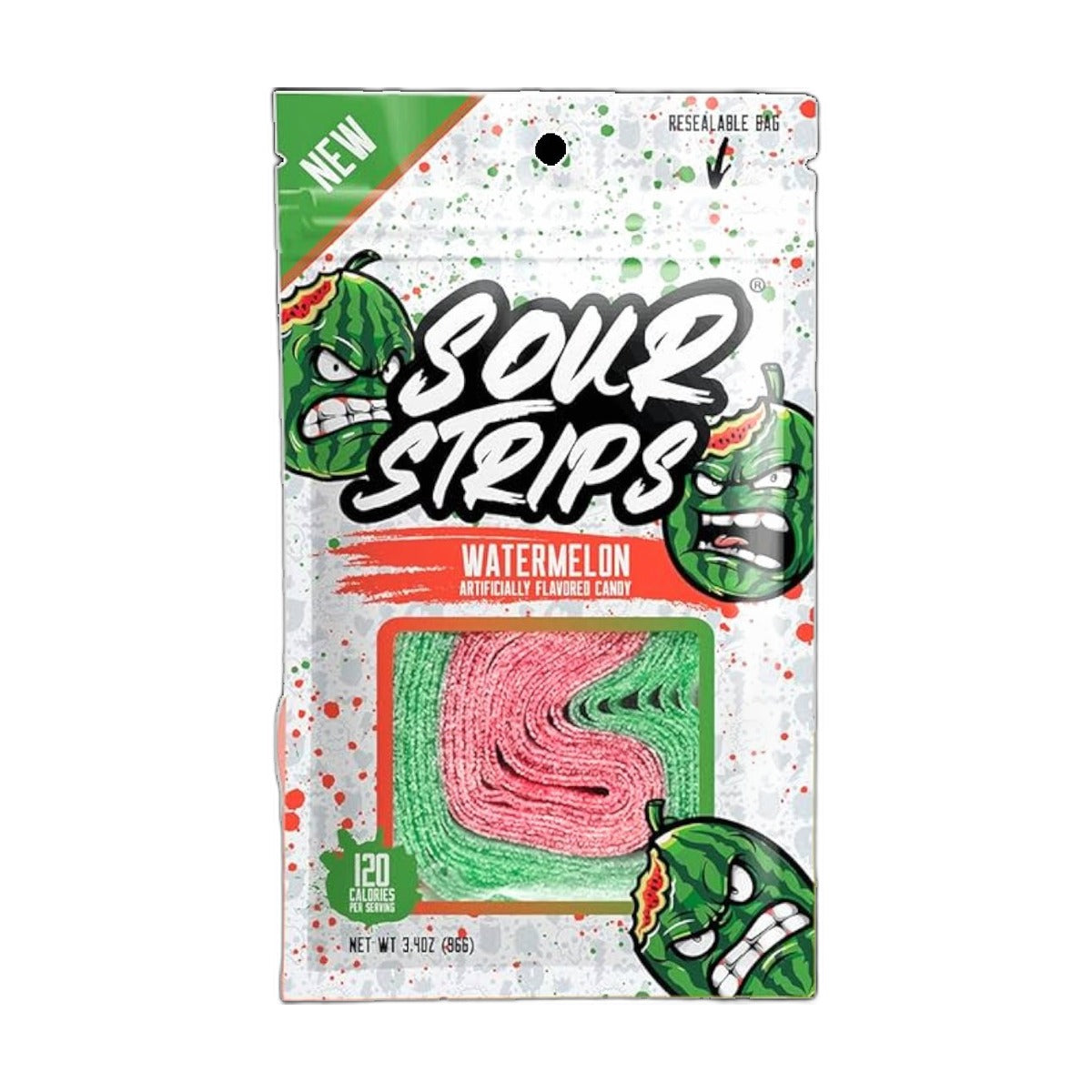Sour Watermelon Strips 96g