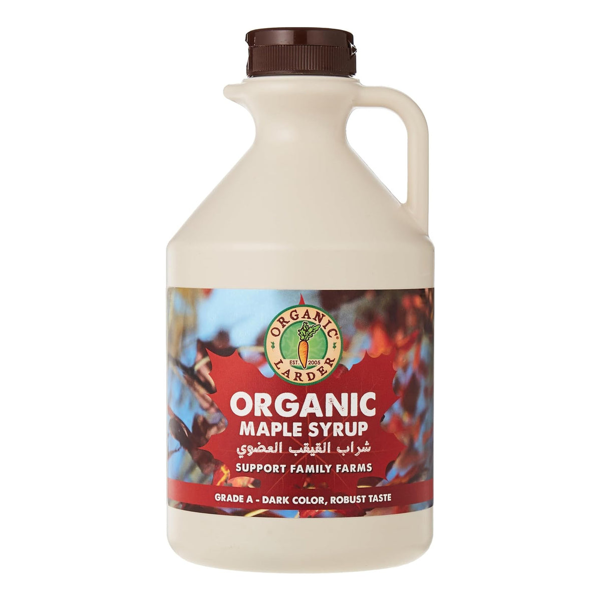 Organic Larder Grade A Dark Maple Syrup 950ml