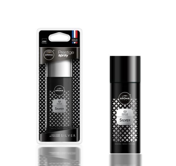 Aroma Prestige Silver Car Air Freshner 50Ml