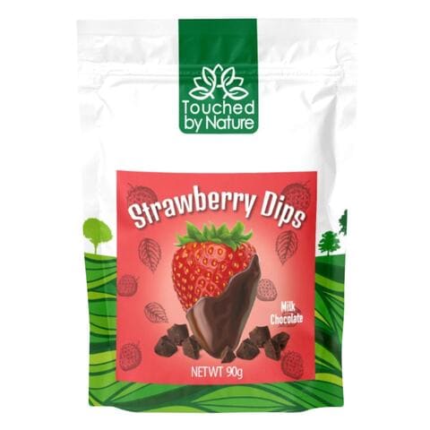 Touched By Nature Milk Chocolate Freeze Dry Strawberry 90Gm