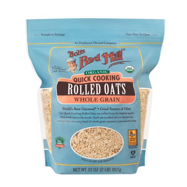 Bobs Red Mill Quick Rolled Oats 32Oz