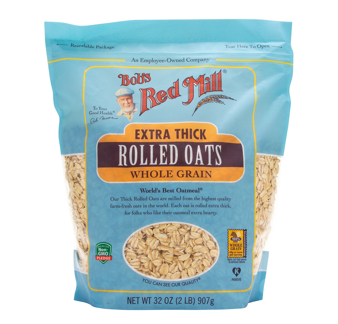 Bobs Red Mill Rolled Thick Oats 32Oz