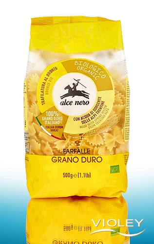 Alce Nero Farfalle Durum Wheat Semolina Organic Pasta 50Gm
