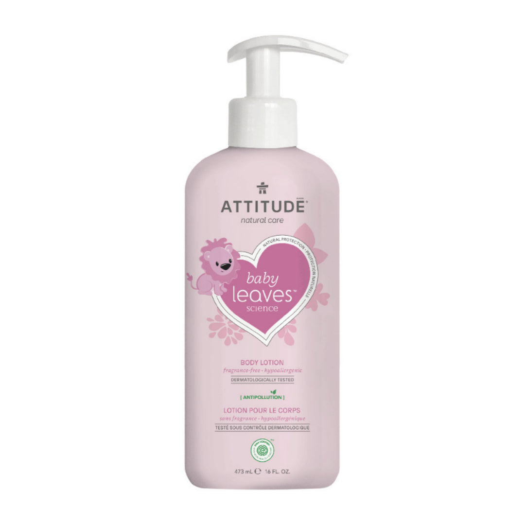 Attitude Baby Leaves Fragrance Free Body Lotion 473Ml