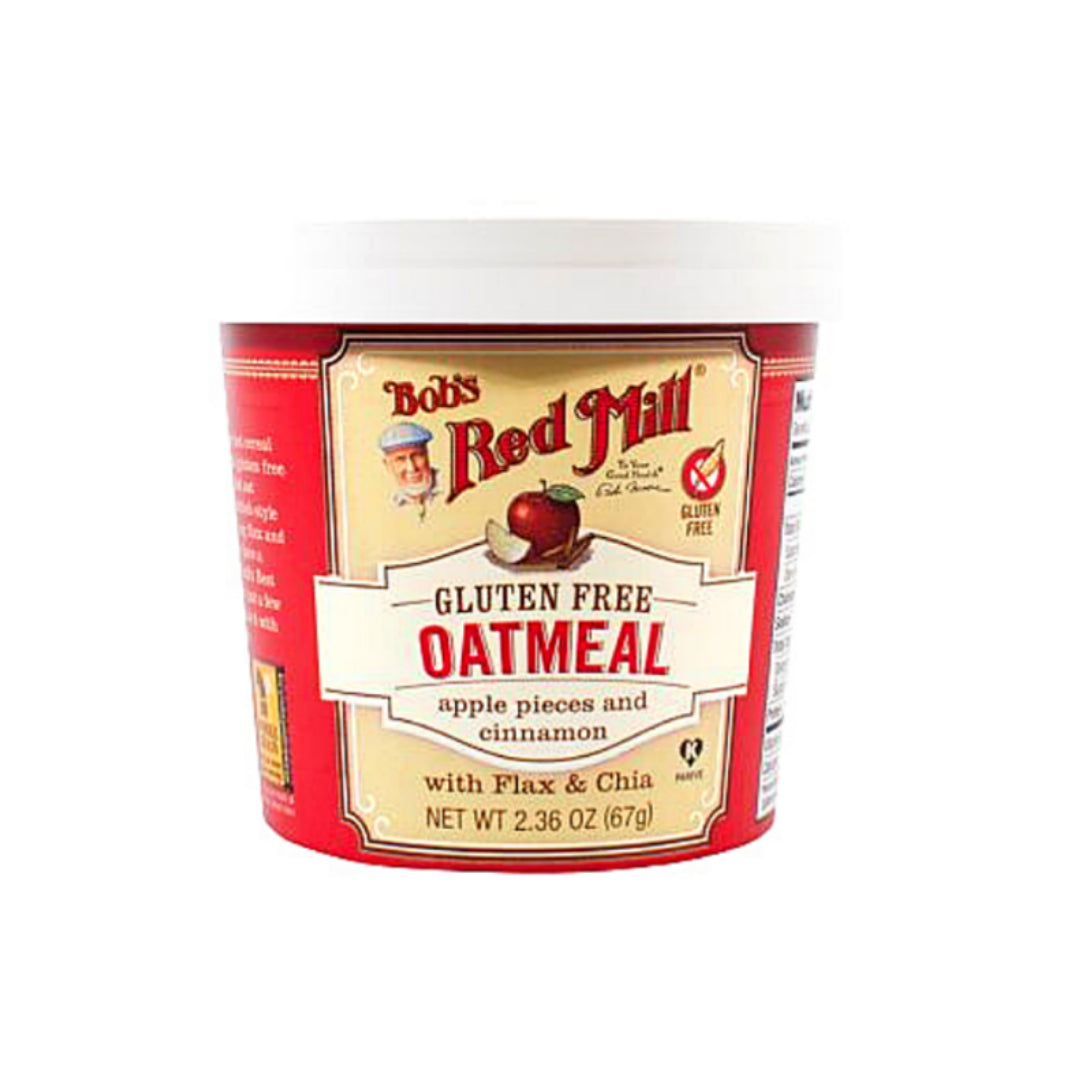 Bobs Red Mill Apple Cinnemon Gluten Free Oatmeal Cup 2.36Oz
