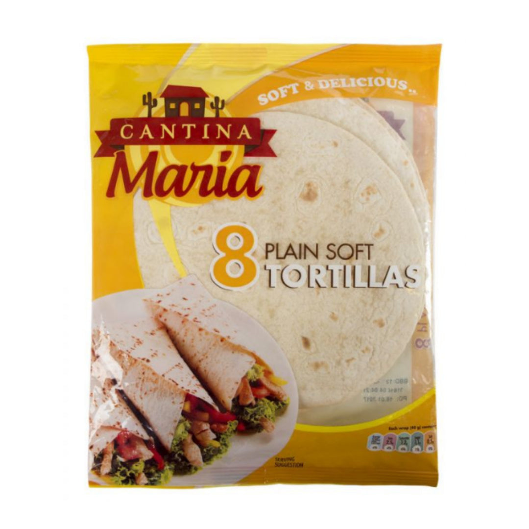 دقيق كانتينا ماريا ناعم وسط 8 قطع تورتيلا 320 جم