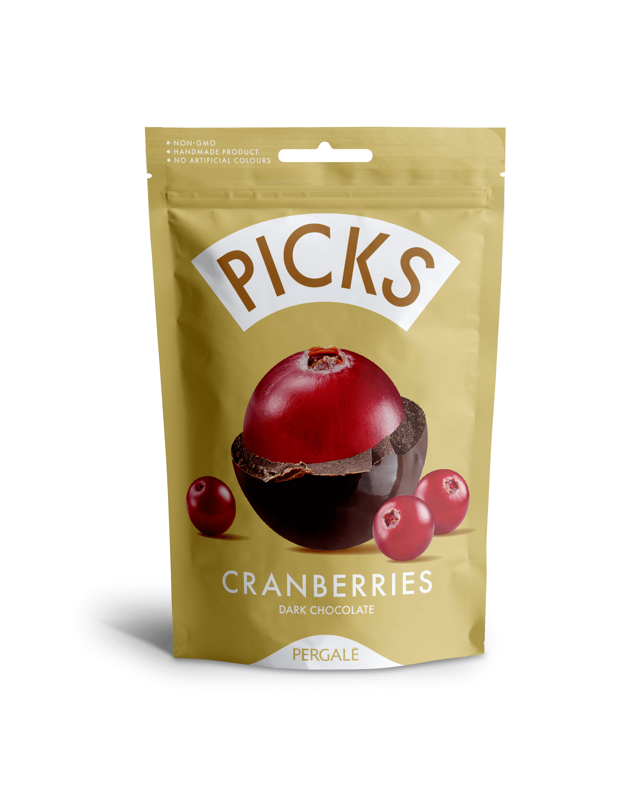 Picks Dark Chocolate Pergale Cranberries 90Gm