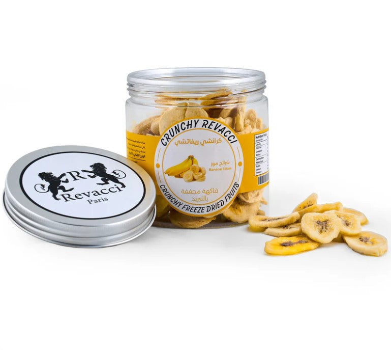Crunchy Revcacci Freeze Dried Banana Slices 50Gm