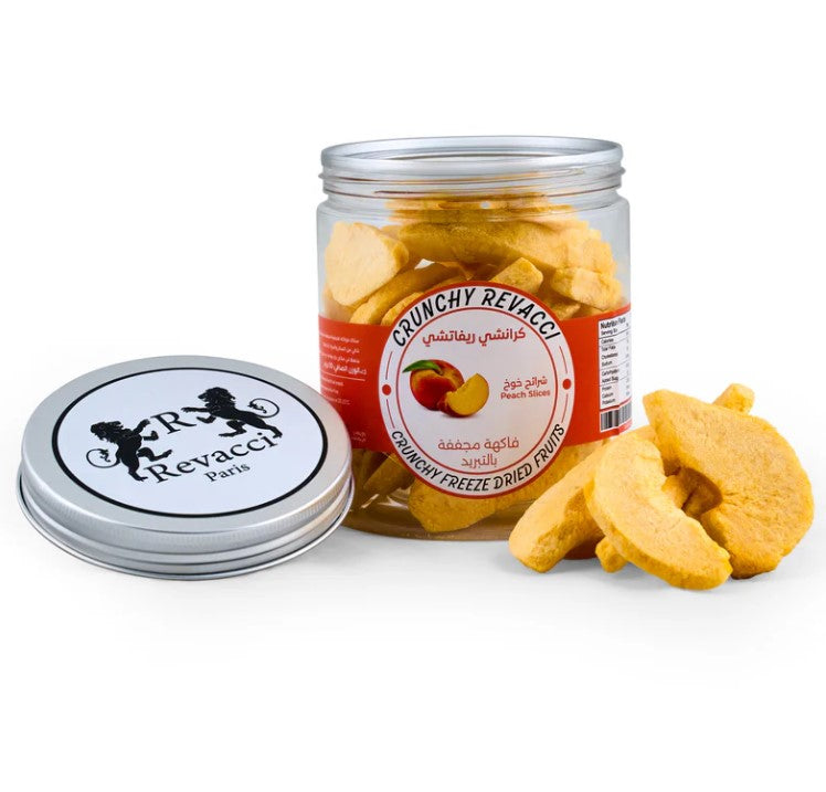 Crunchy Revcacci Freeze Dried Peach Slices 50Gm
