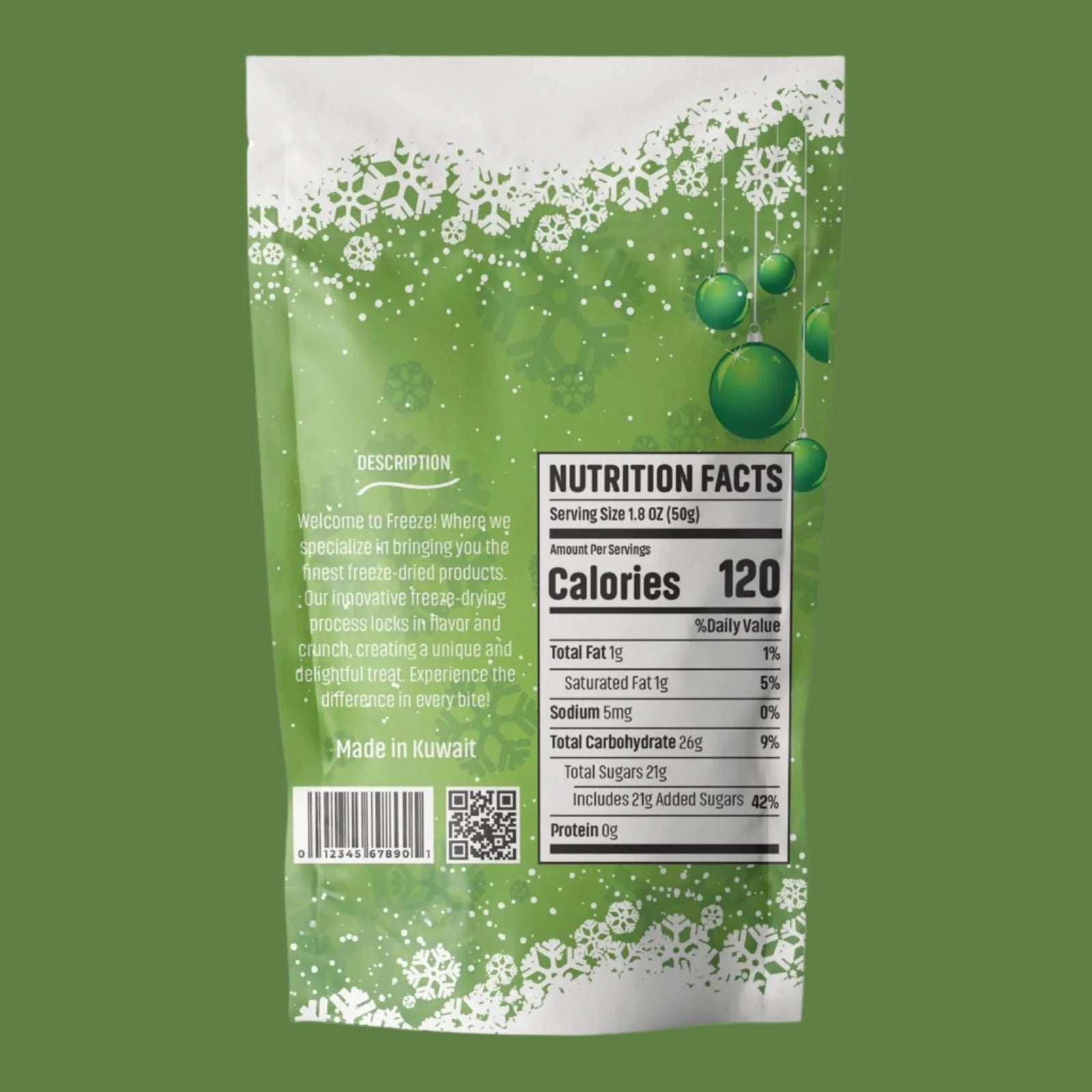 Freeze Dried Candy Crunchy Bubble Sour 50gm