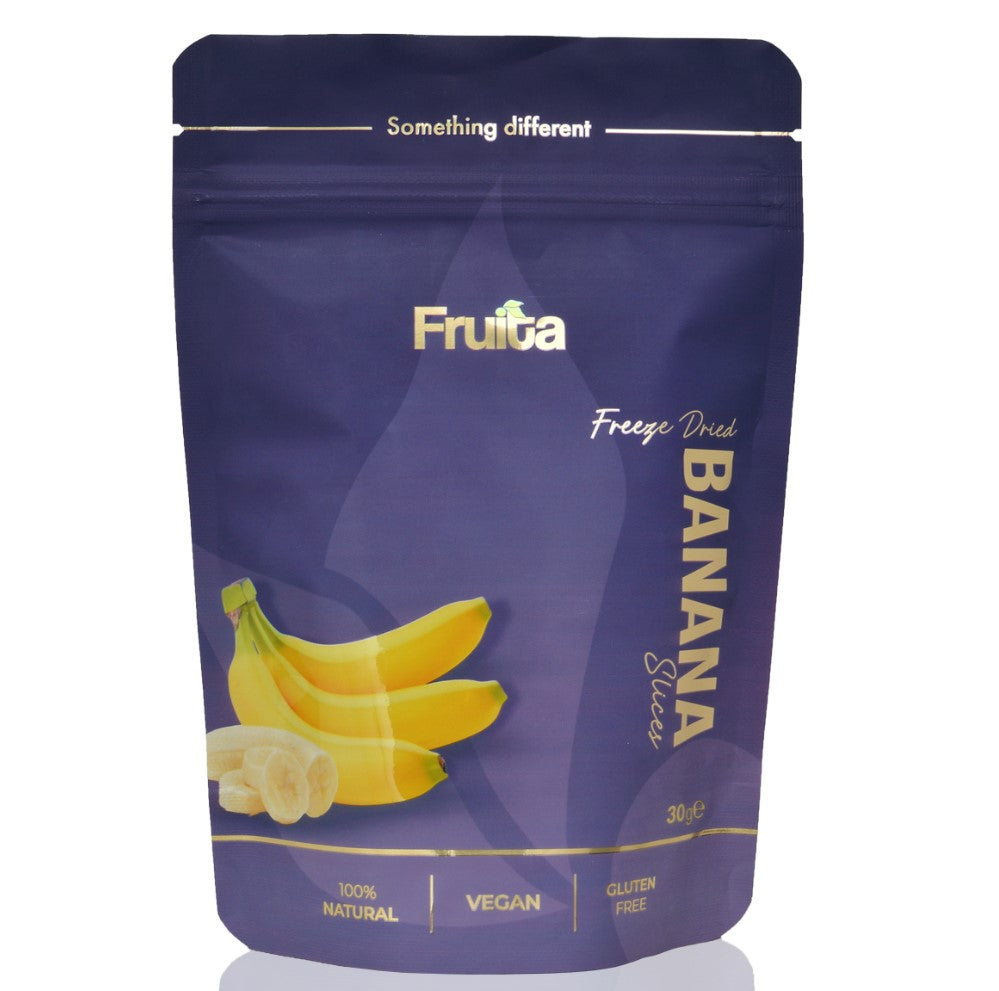 Fruita Freeze Dried banana Slices Vegan Hsquare Kuwait