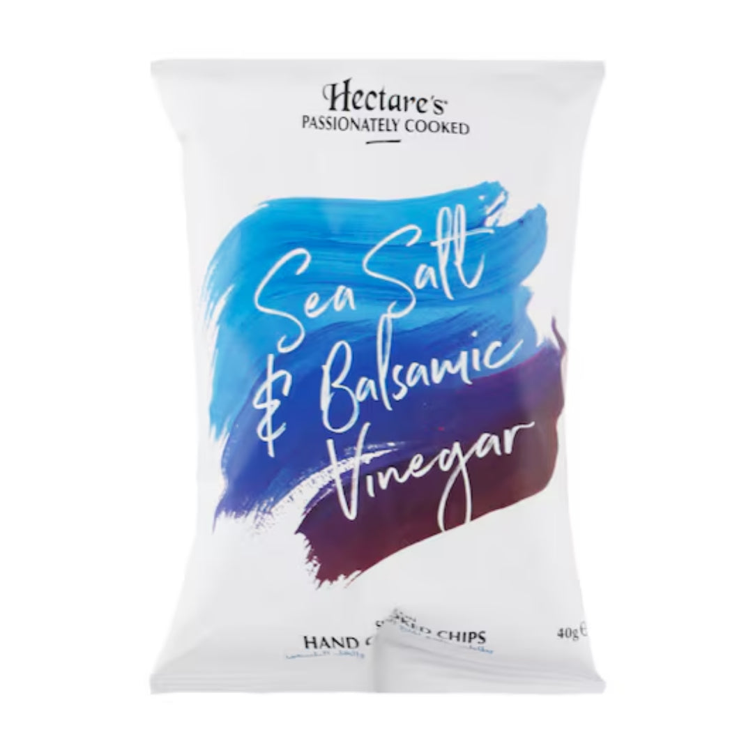 هكتار رقائق البطاطس بملح البحر والخل البلسمي 40 جم