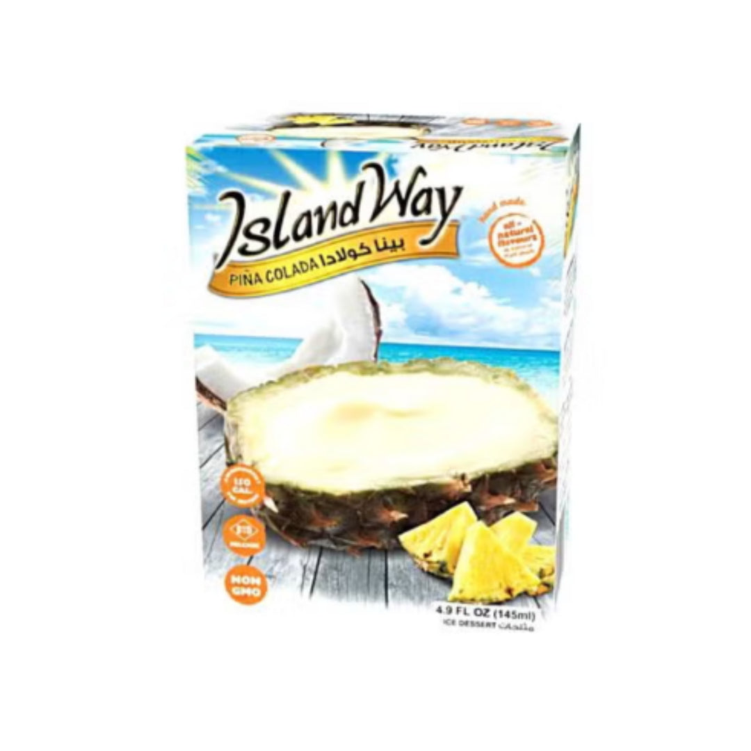 Island Way Pina Colada Sorbet Natural Fruit Icecream 105Gm