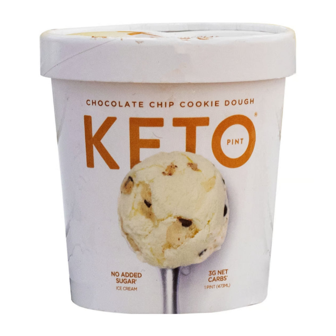 علبة آيس كريم كيتو باينت بقطع الشوكولاتة وعجينة الكوكيز 473 مل