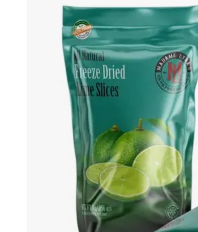 Madame Lyras Lime Slices Freeze Dried Fruits 16Gm