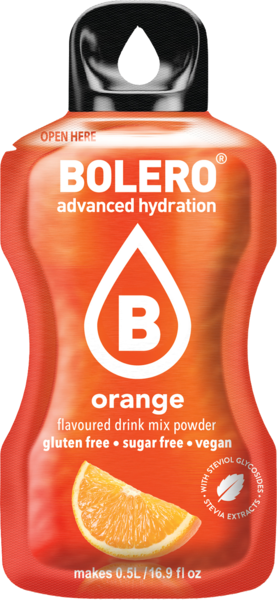 Bolero Orange Sugar-Free Drink Mix 3g - product packaging