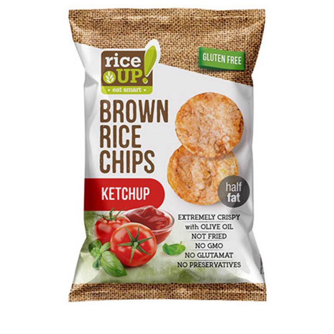 Rice Up Ketchup Rice Chips 25Gm