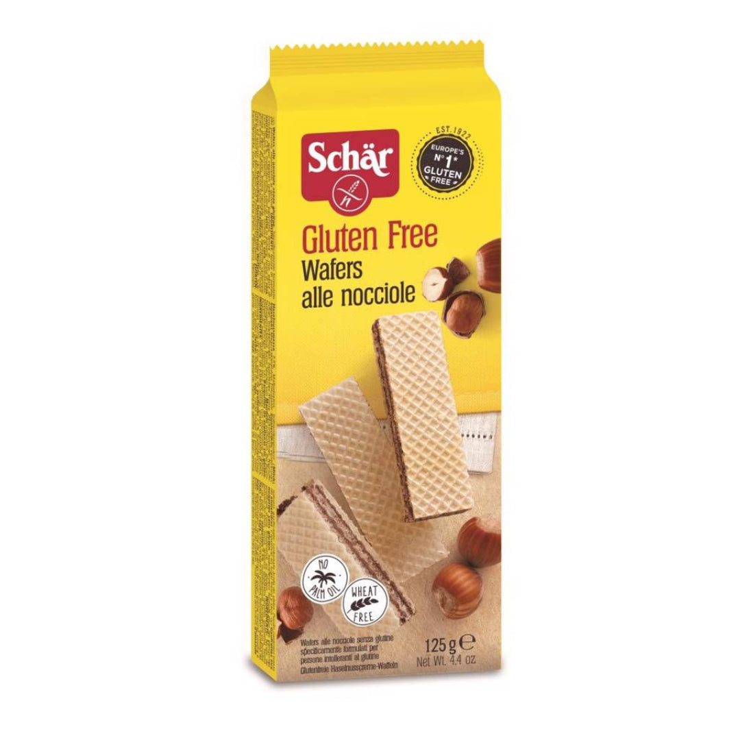 Schar Alle Nocciole Gluten Free Wafers 125Gm