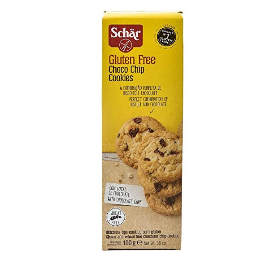 Schar Choco Chip Gluten Free Cookies 100Gm