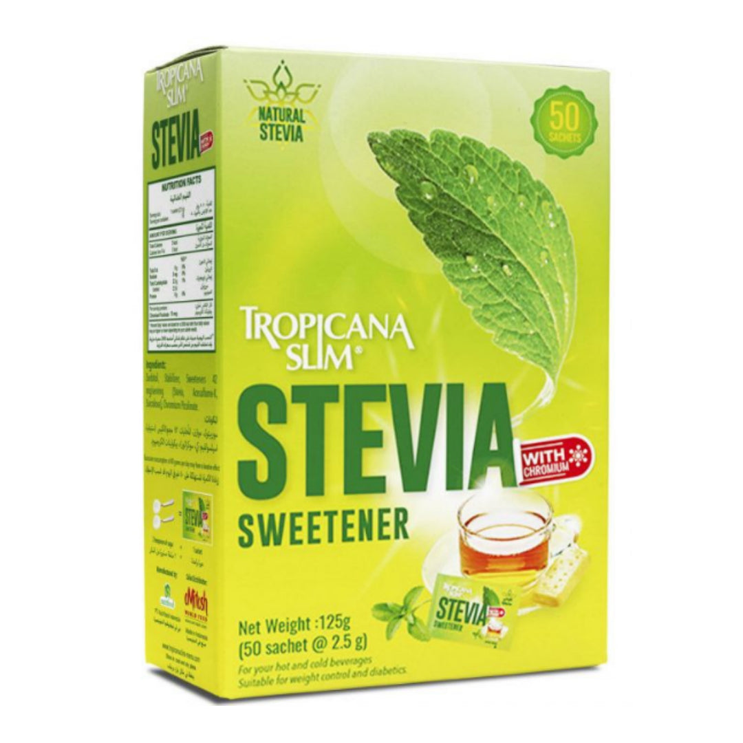 Tropicana Stevia W Chromium Sweetner 125Gm